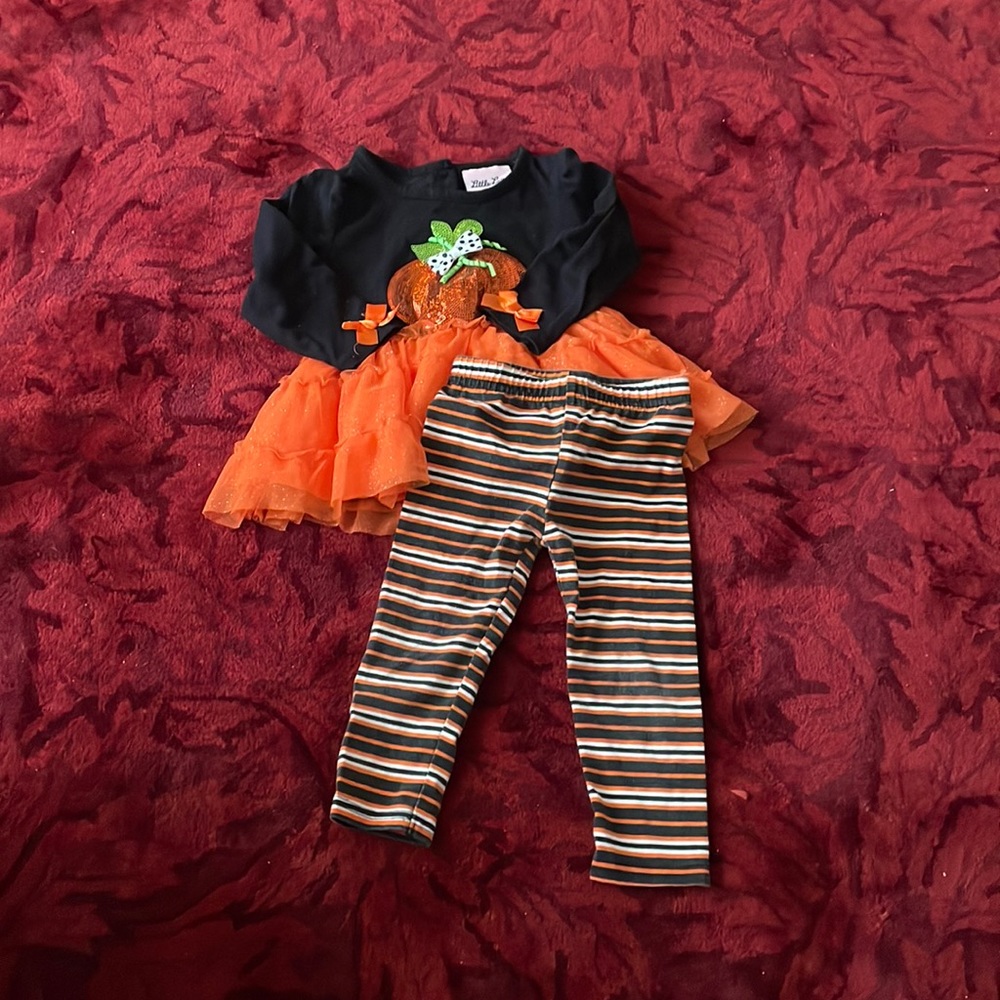 Halloween-Pumpkin matching set